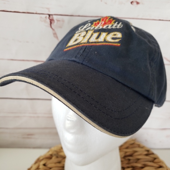 kp Other - Labatt blue logo advertisin ball cap baseball hat kp Other - Labatt blue logo advertisin ball cap baseball hat